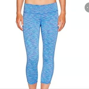 Lilly Pulitzer Luxletics Space Dye Green & Blue 7/8 Leggings Size Medium